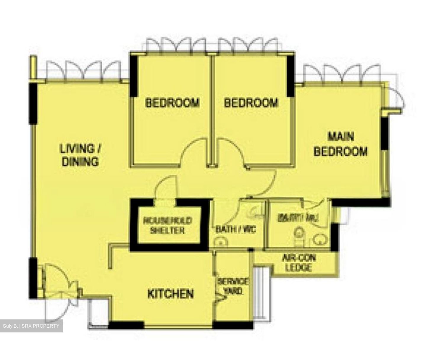 Blk 342C Yishun Natura (Yishun), HDB 4 Rooms #545361301